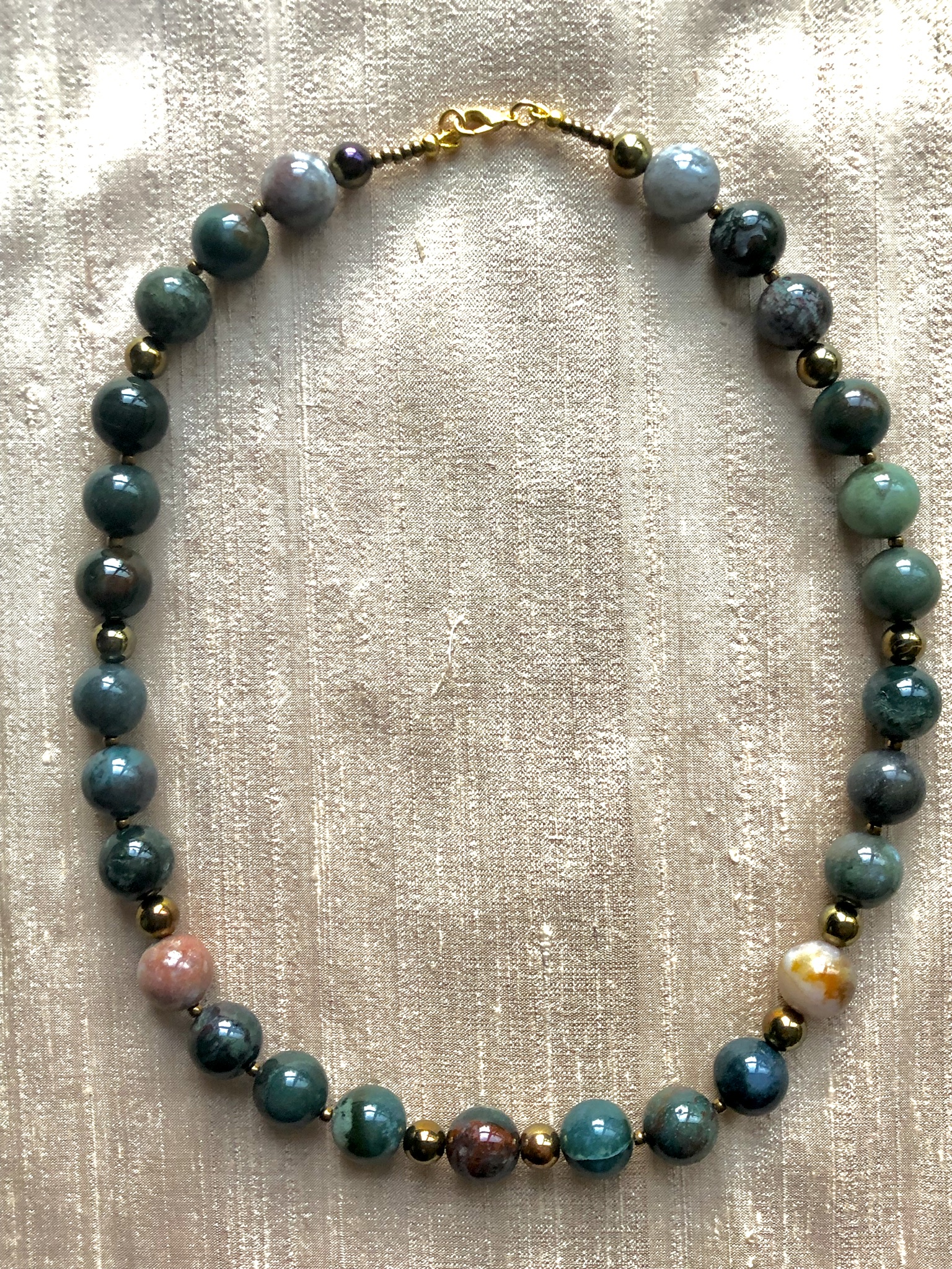 Jasper and Onyx Necklace - Image 2