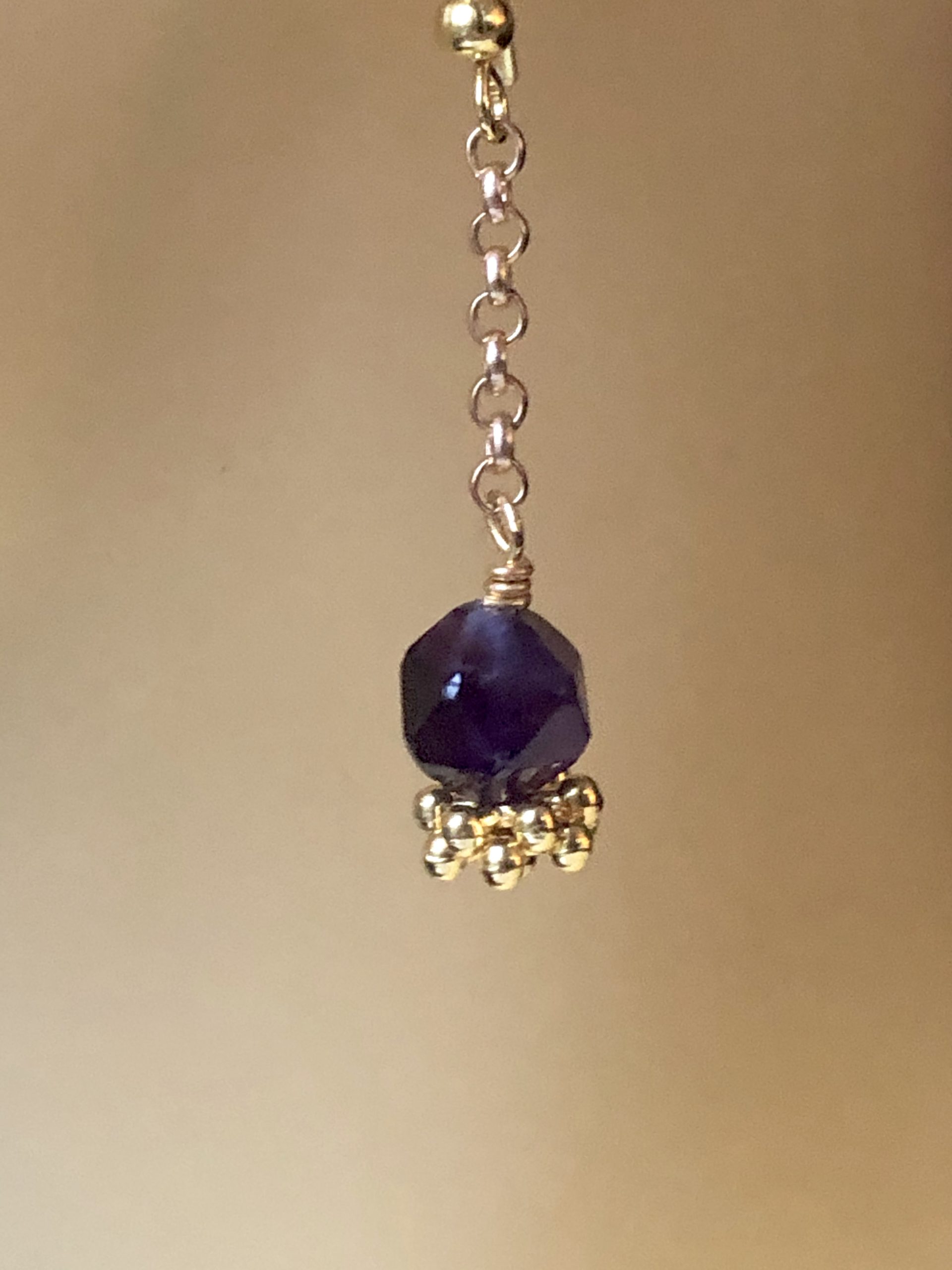 Amethyst Bead Earrings - Image 4