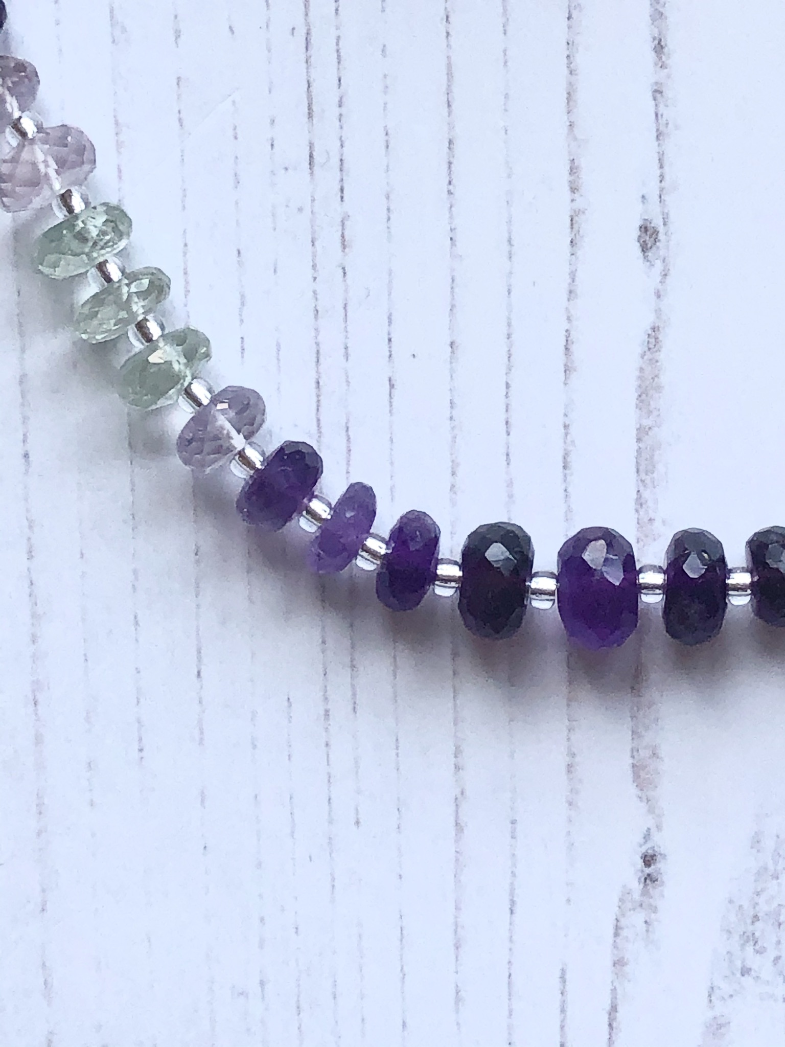 Multi-coloured Amethyst Necklace - Image 3
