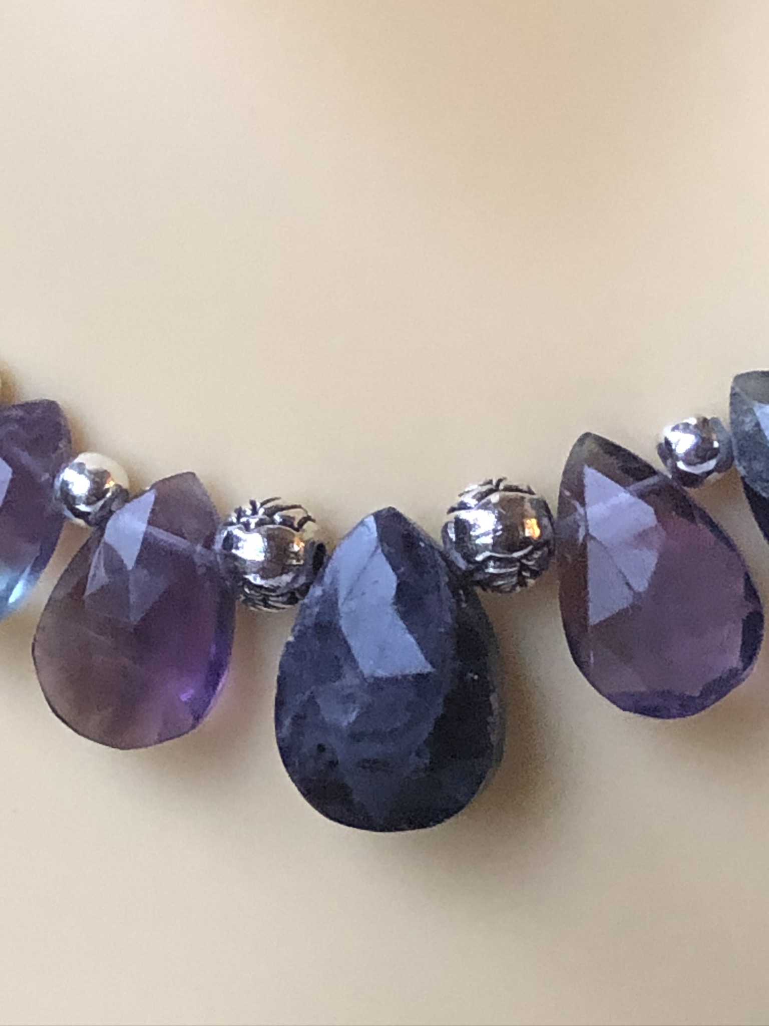 Fluorite Drops Necklace - Image 3