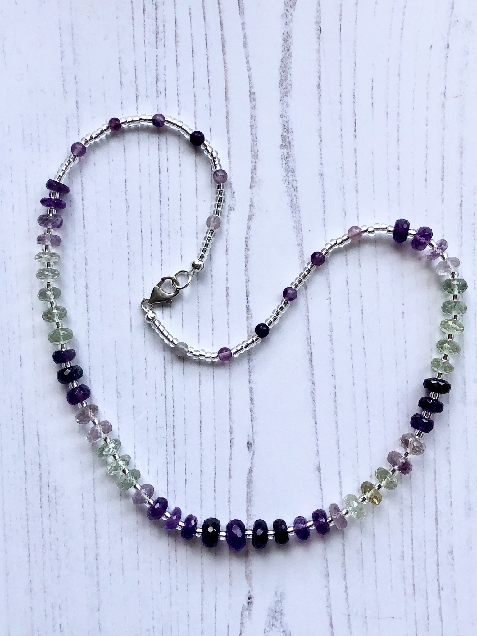 Multi-coloured Amethyst Necklace - Image 2