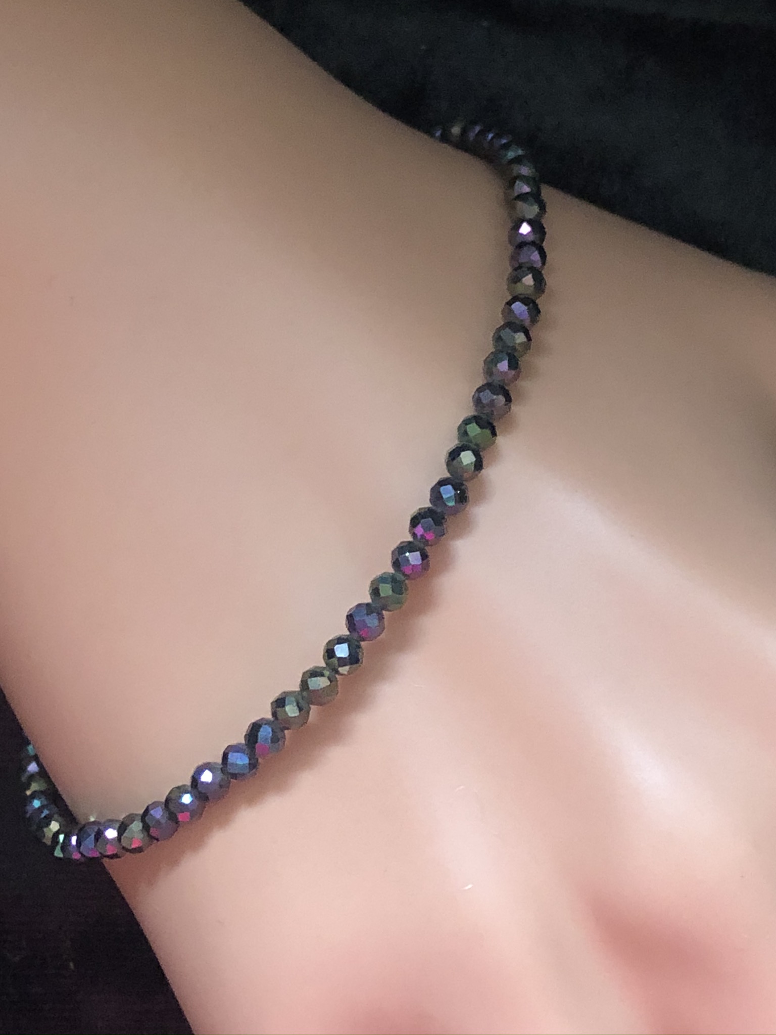 Colour Coated Black Spinel Bracelet - Image 2