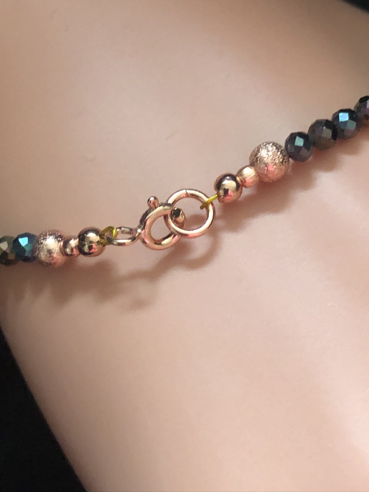 Colour Coated Black Spinel Bracelet - Image 4