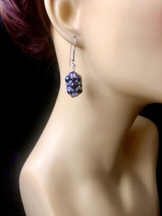 Image for Kiss Kross peacock tone earrings 2