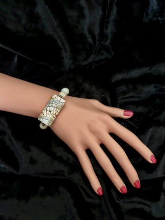 Image for Cappuccino agate bracelet 1