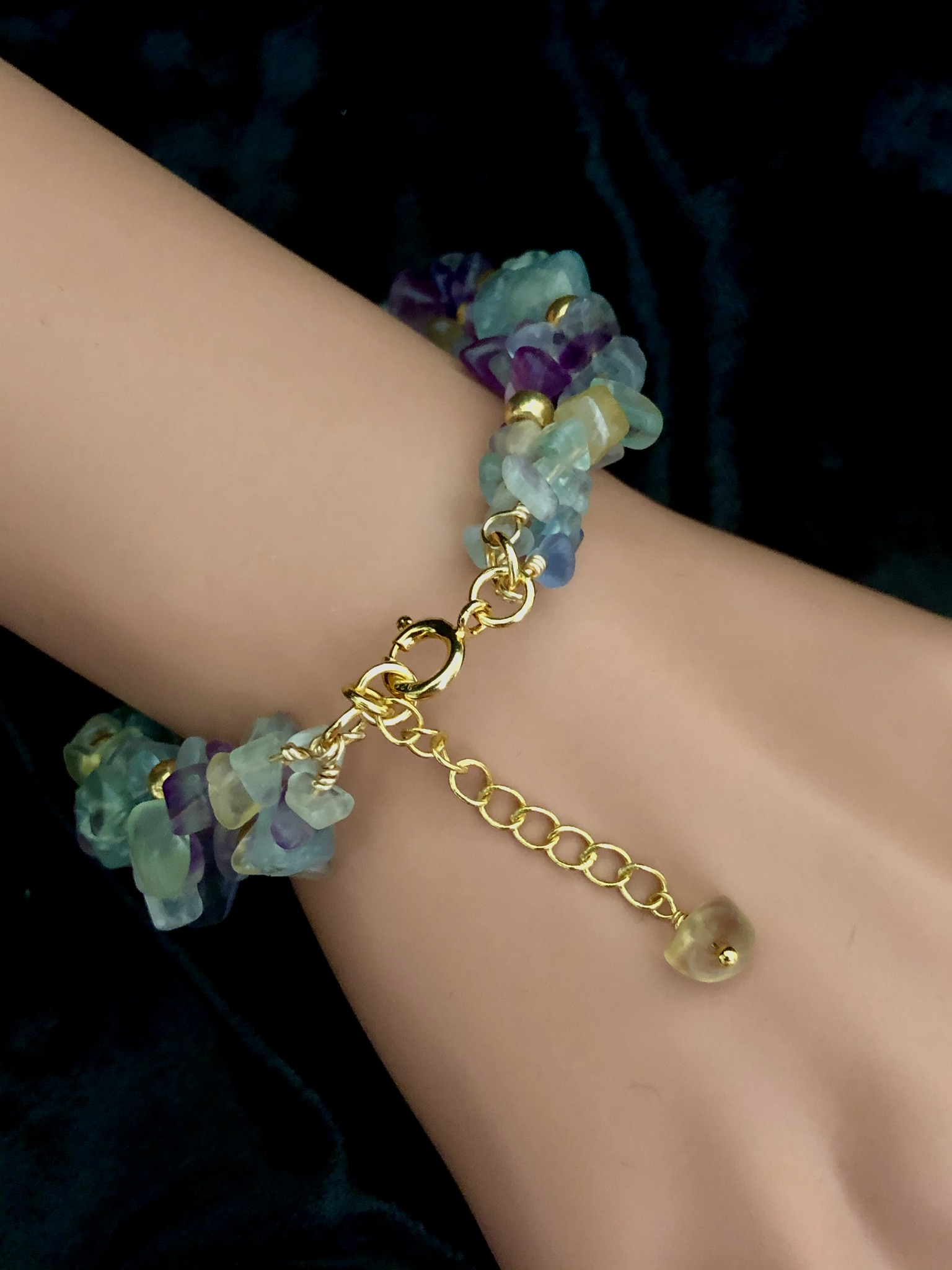Image for Fluorite multi strand bracelet 1