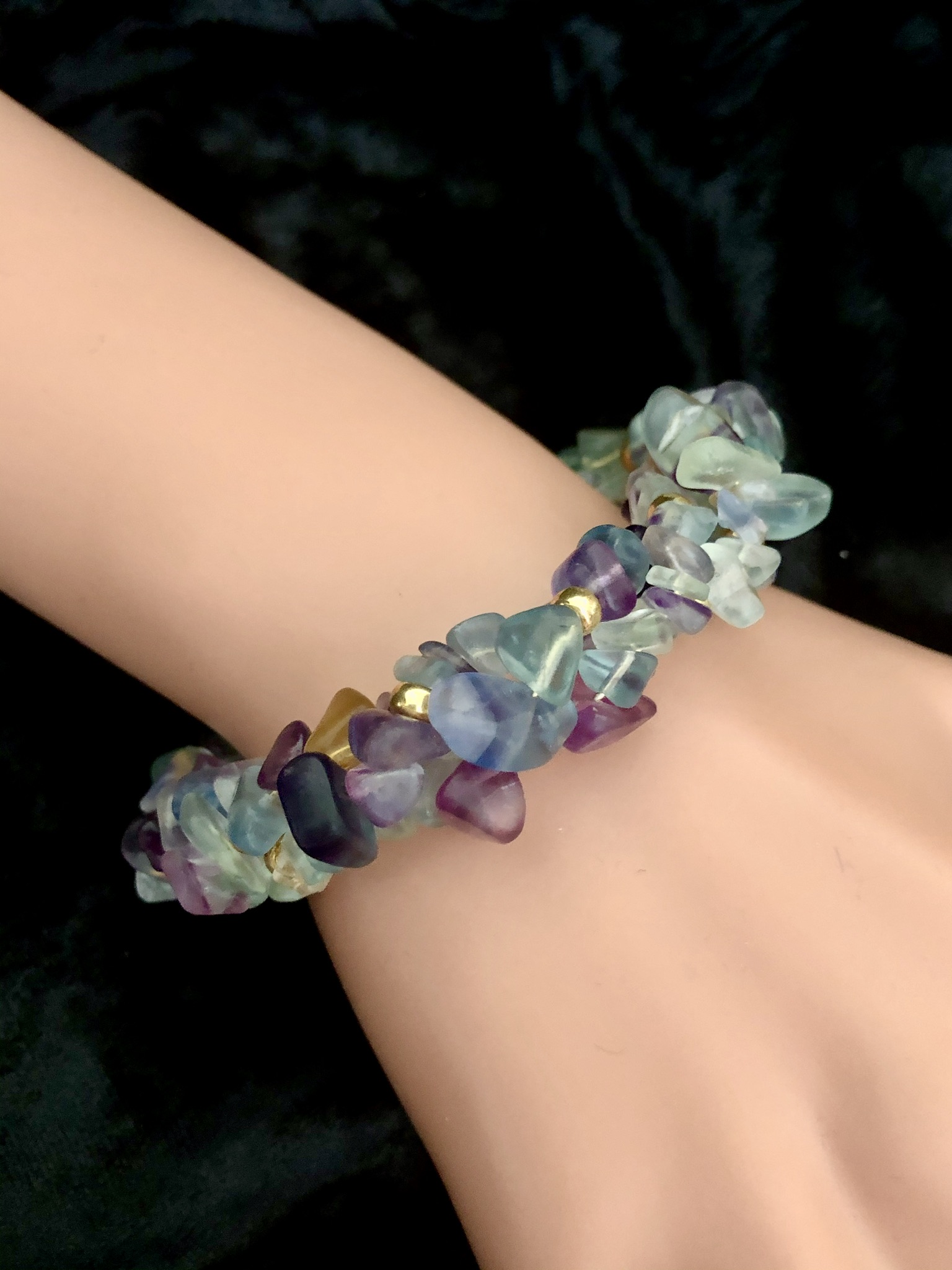 Image for Fluorite multi strand bracelet 2