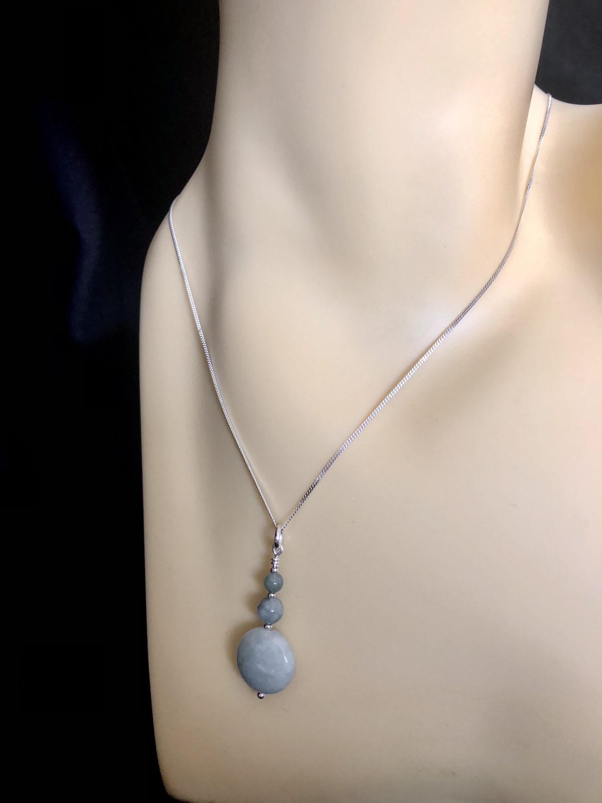 Image for Burmese Jadeite Coin Pendant 1