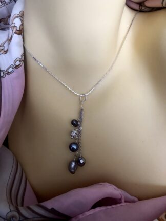 Image for Silvery Waterfall Pendant 3