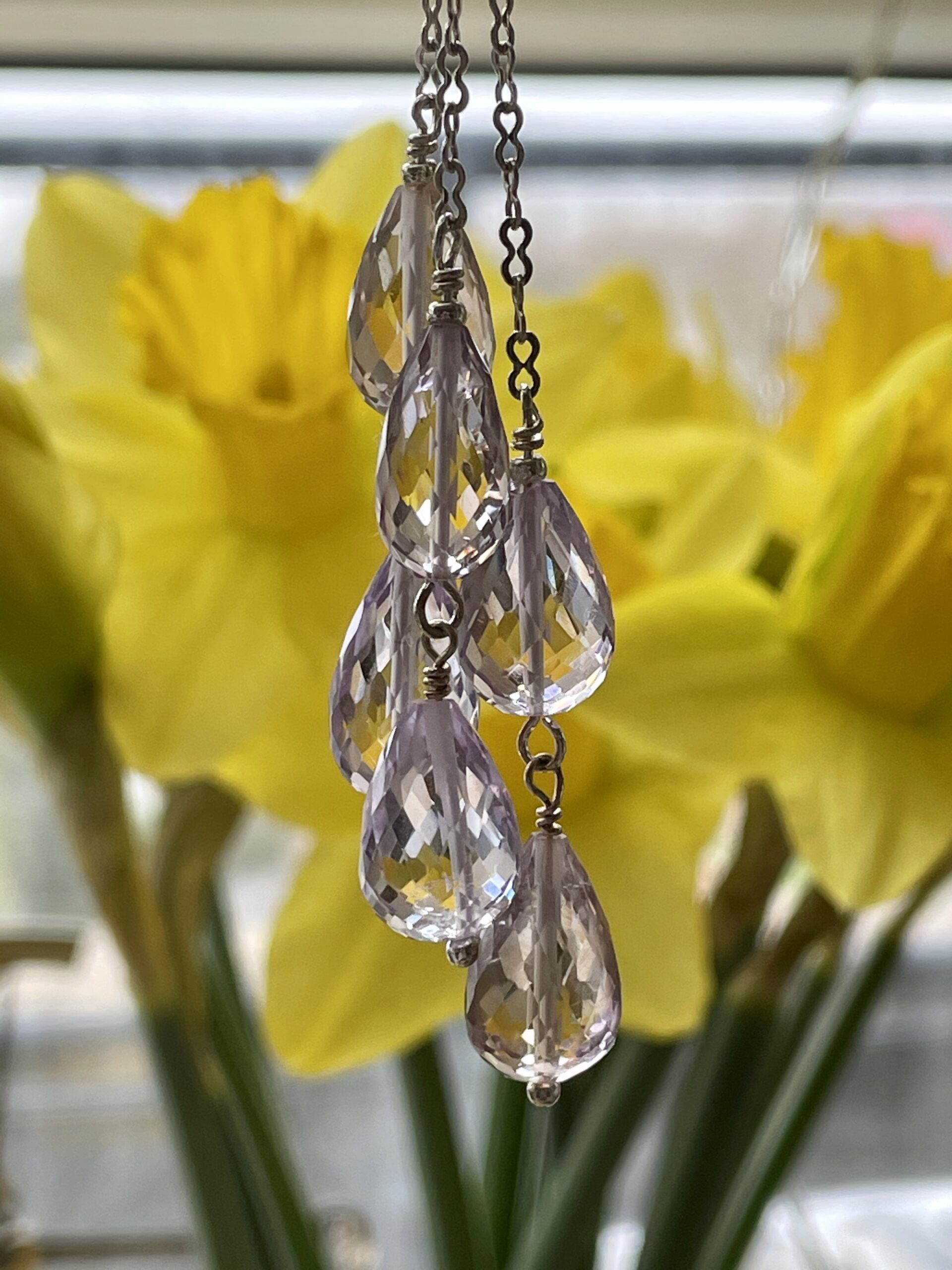 Image for Ametrine and daffodils pendant 3