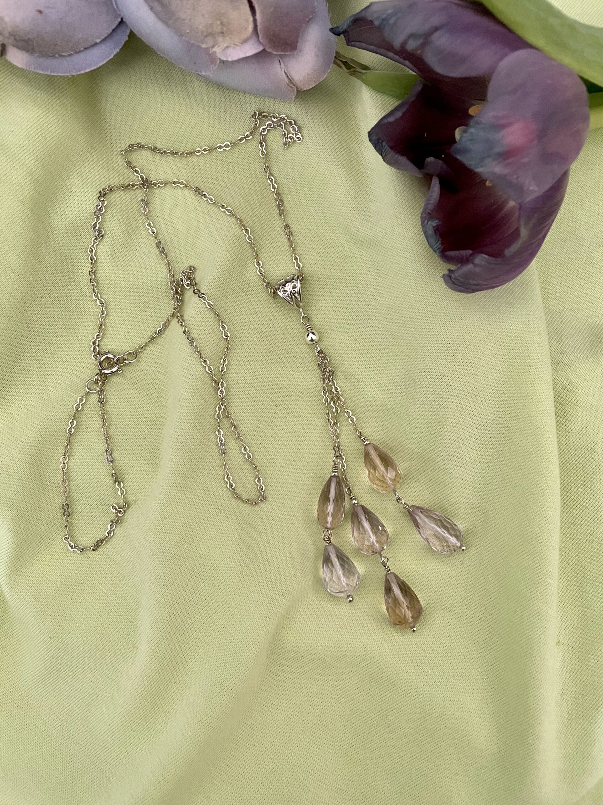 Image for Ametrine and daffodils pendant 5